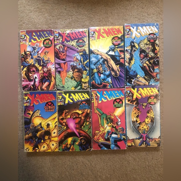 X-MEN VHS Lot Of 14 VHS Tapes Vintage Marvel Comic Series 1992 - Picture 5 of 16